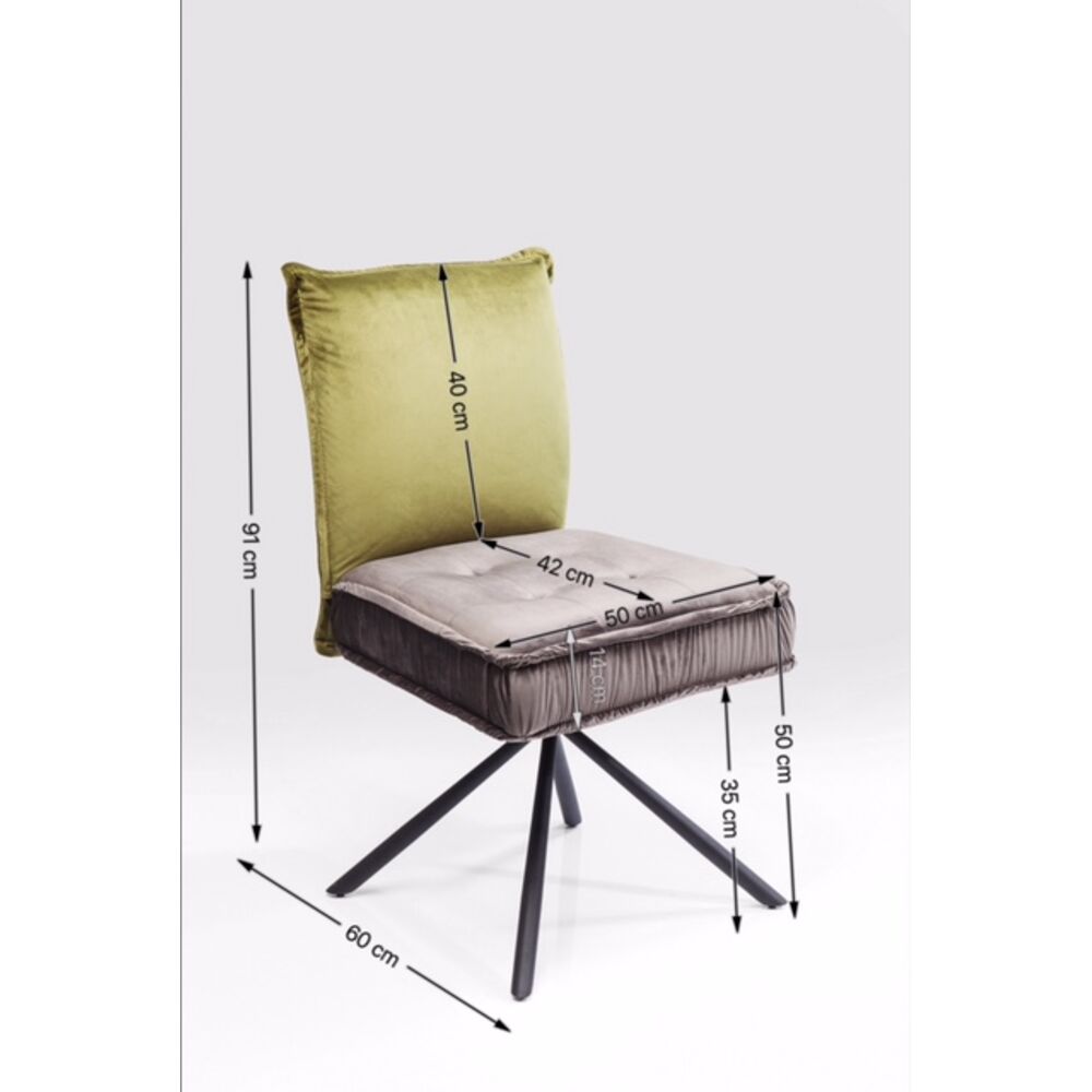 Swivel Chair Chelsea Green (2/Set)