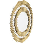 Mirror Solare Gold Ø132cm