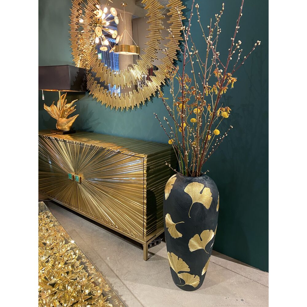Mirror Solare Gold Ø132cm