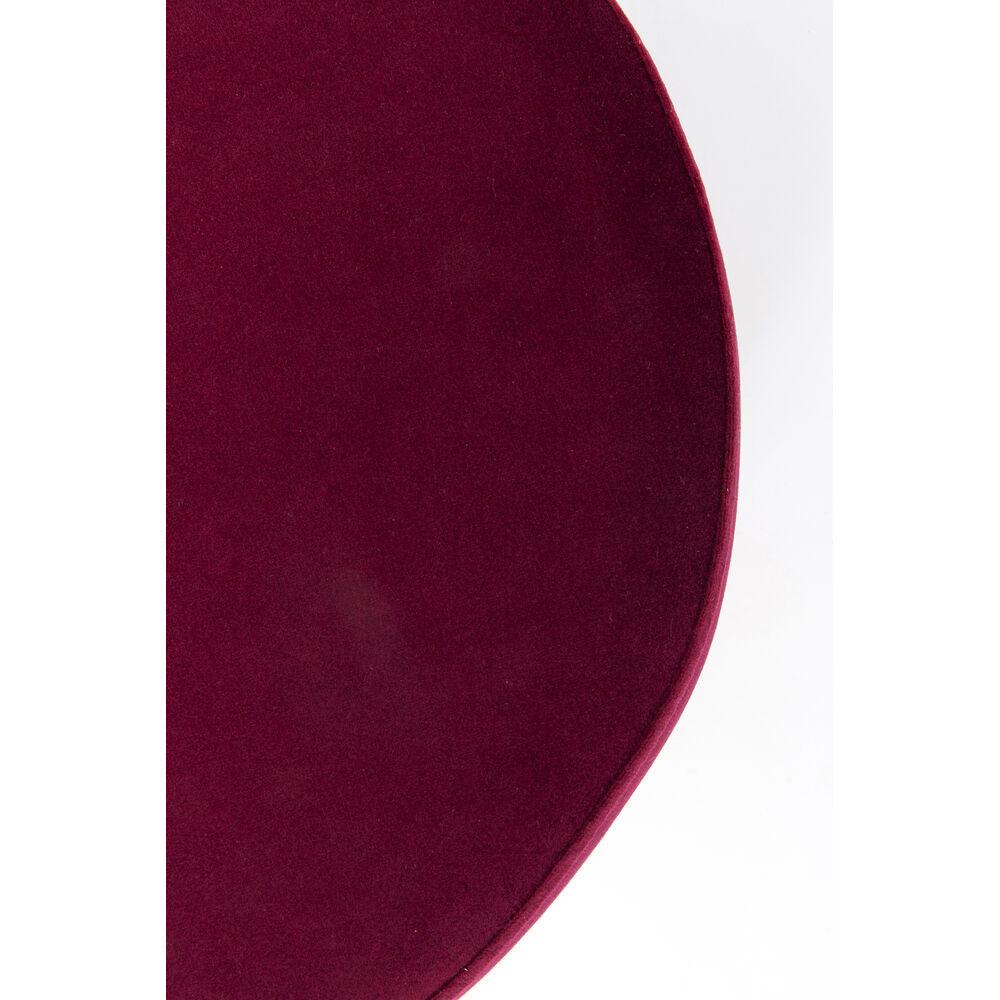 Stool Cherry Bordeaux Brass Ø35cm