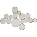 Mirror Bubbles Brass 138x93cm