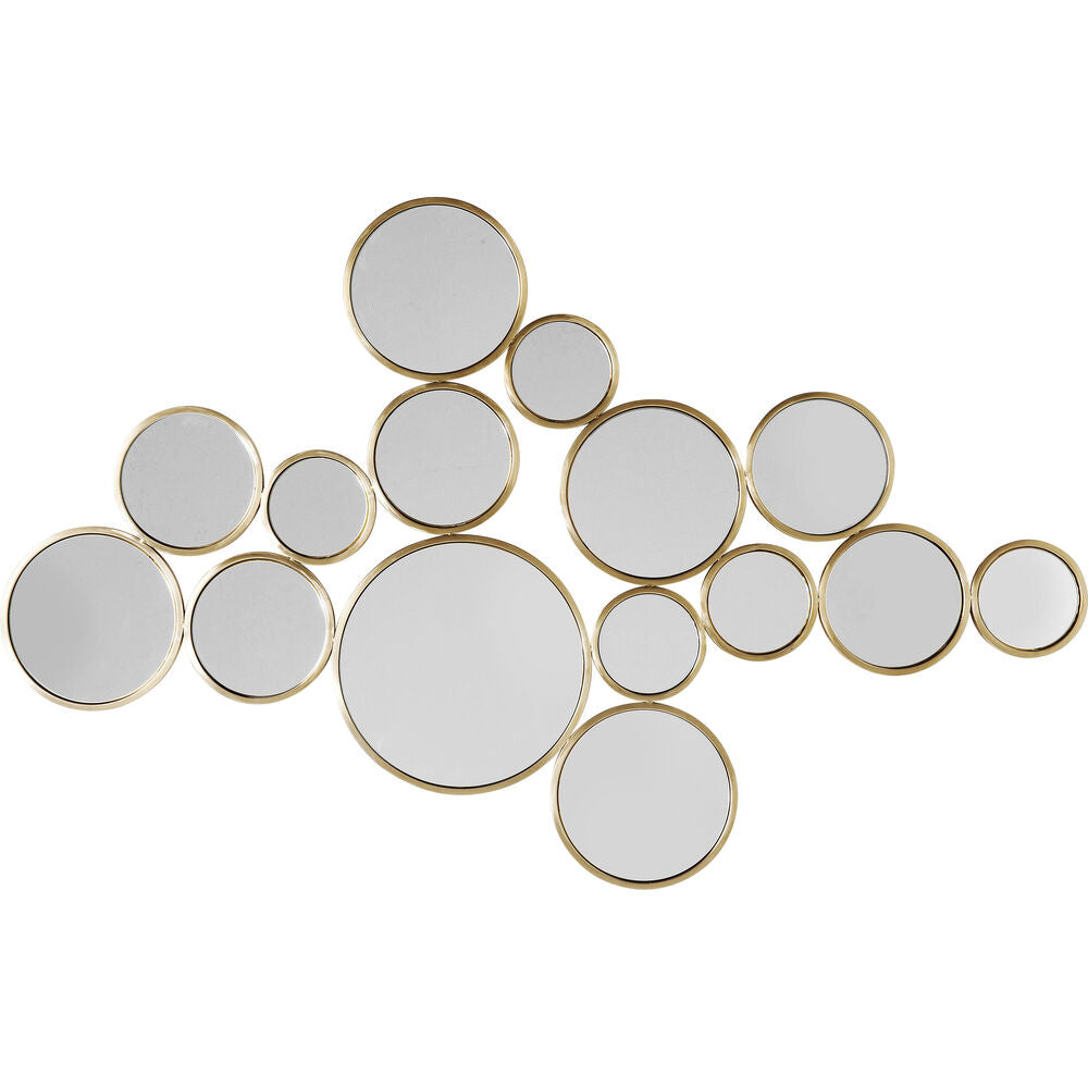Mirror Bubbles Brass 138x93cm