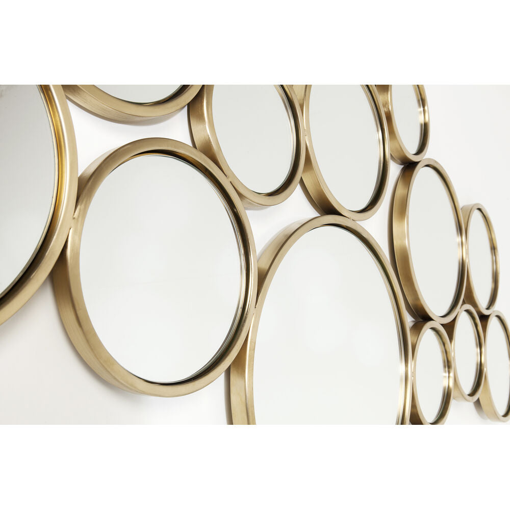 Mirror Bubbles Brass 138x93cm