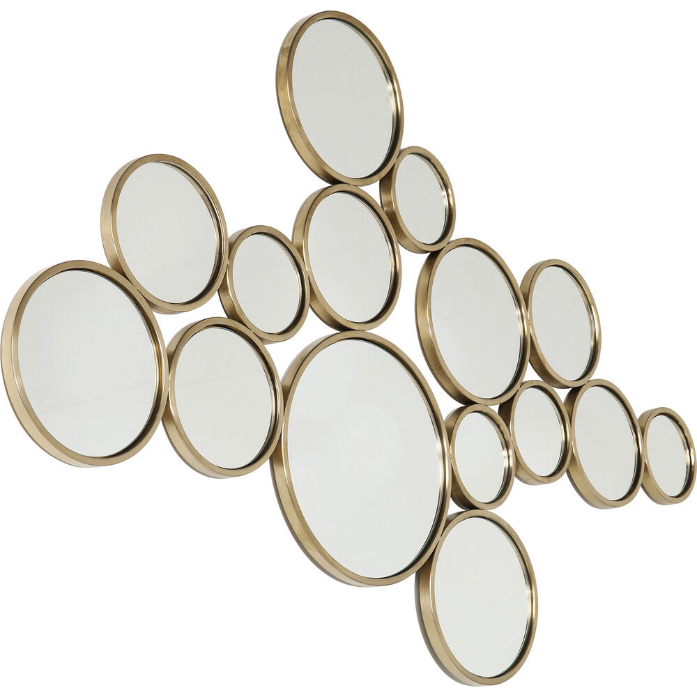 Mirror Bubbles Brass 138x93cm