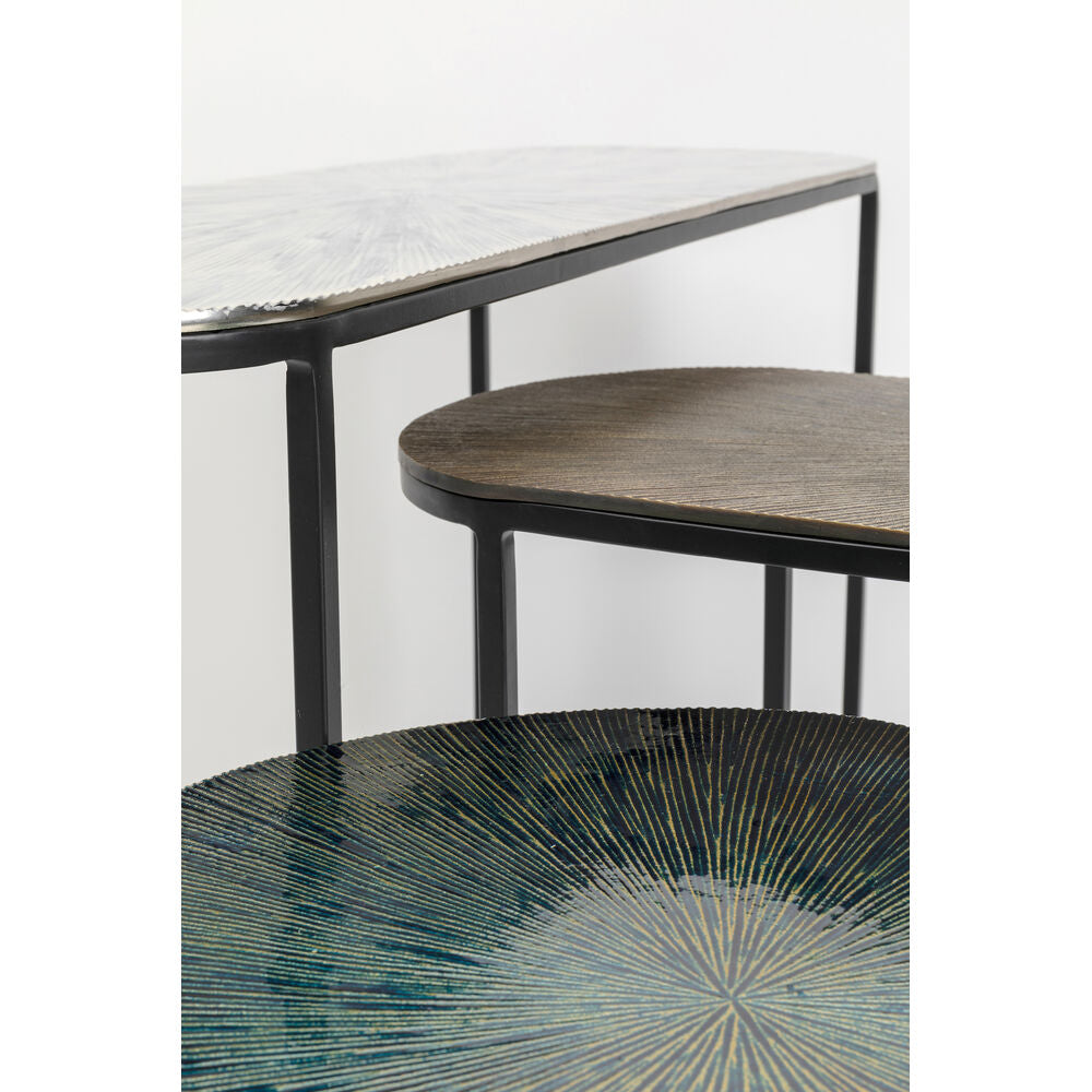 Side Table Ray Oval (3/Set)