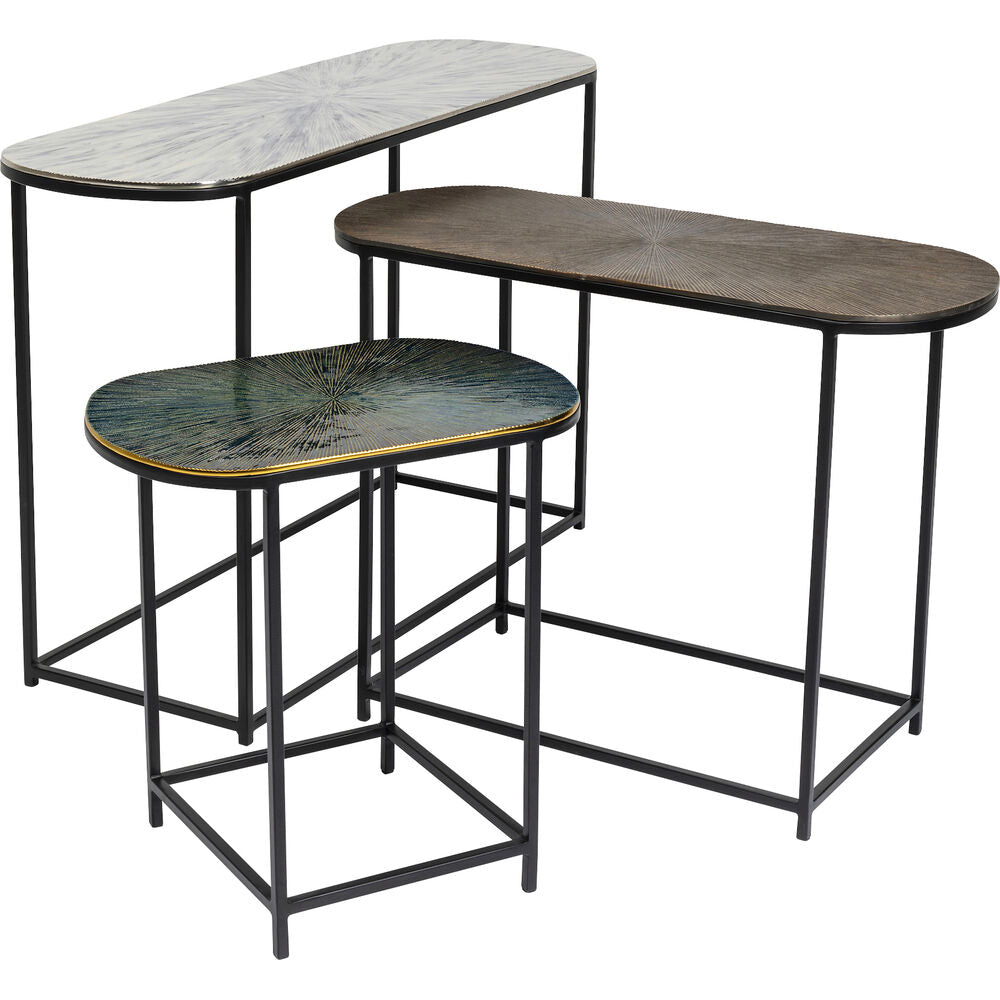 Side Table Ray Oval (3/Set)