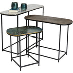 Side Table Ray Oval (3/Set)