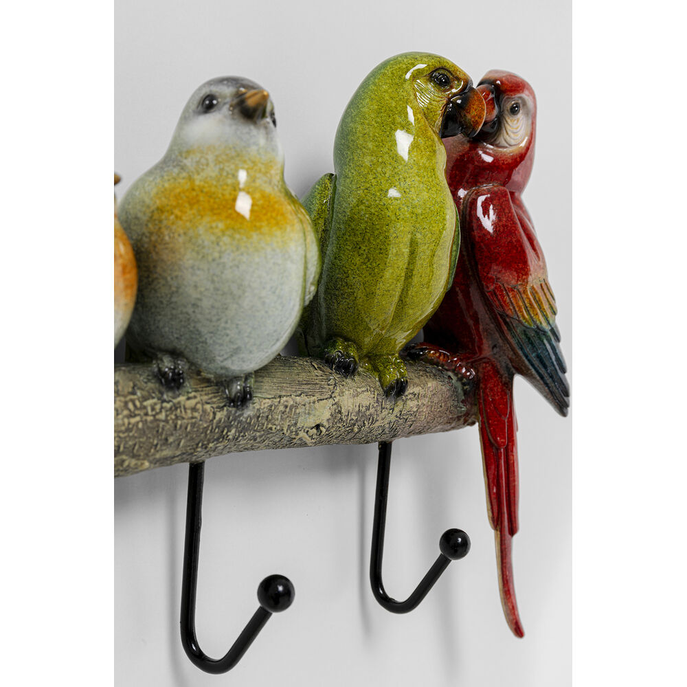 Coat Rack Exotic Birds