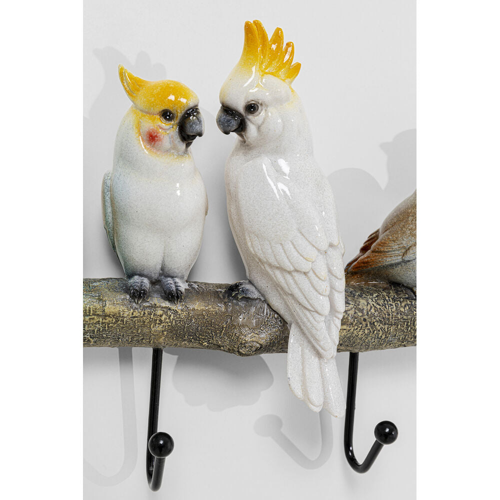 Coat Rack Exotic Birds