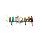 Coat Rack Exotic Birds