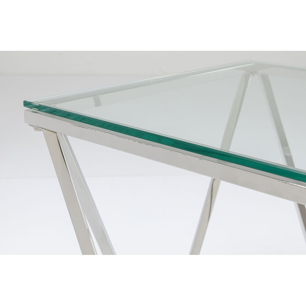 Side Table Cristallo Silver 50x50cm
