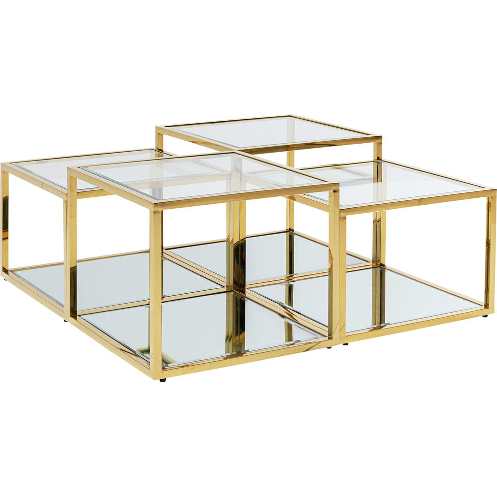 Coffee Table Orion Gold (4/Set)
