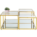 Coffee Table Orion Gold (4/Set)
