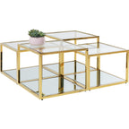 Coffee Table Orion Gold (4/Set)