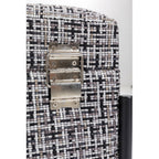 Chest bench Buttons Storage B&W Small