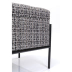 Chest bench Buttons Storage B&W Small