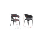 Chair with Armrest Belle Velvet Green (1 set of 2)