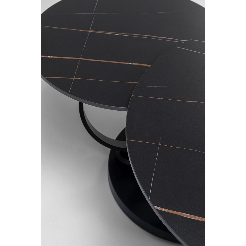 Coffee Table Beverly Black 133x80cm