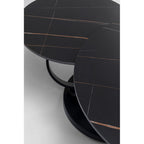 Coffee Table Beverly Black 133x80cm