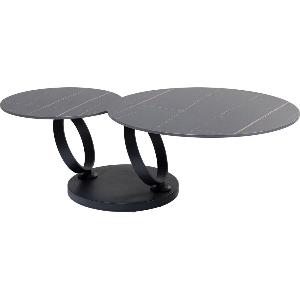 Coffee Table Beverly Black 133x80cm