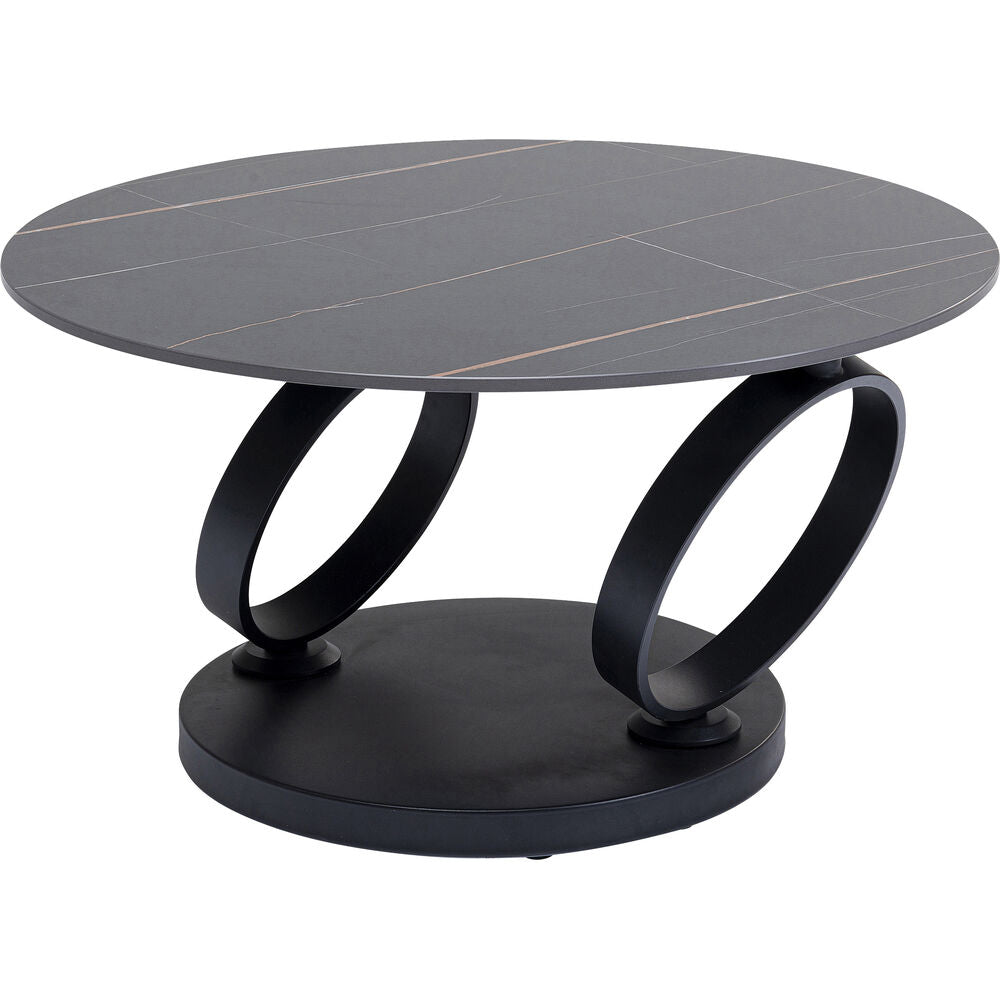 Coffee Table Beverly Black 133x80cm