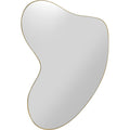 Wall Mirror Shape Brass 110x120cm