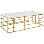 Coffee Table Rome Gold 130x70cm