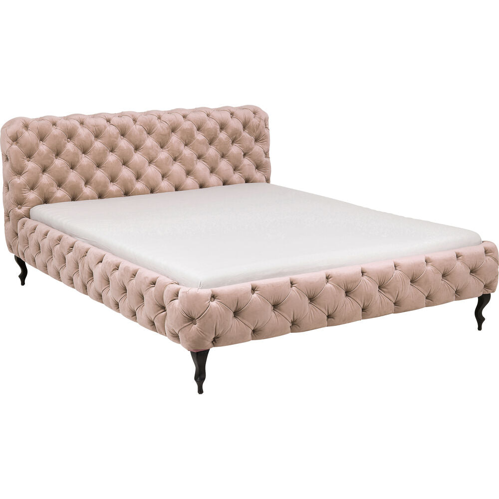 Bed Desire Velvet Ecru 160x200cm