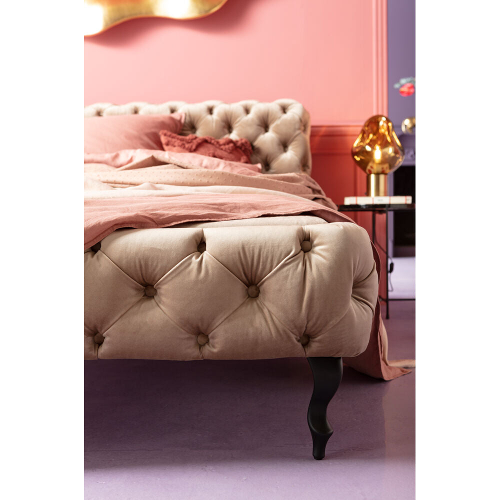 Bed Desire Velvet Ecru 160x200cm
