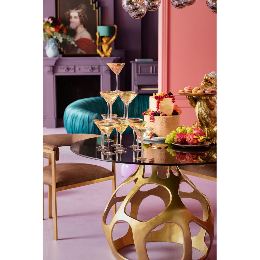 Table Volcano Gold Ø120cm