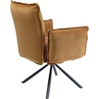 Swivel Chair with Armrest Chelsea Brown