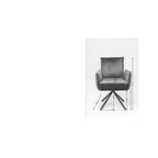 Swivel Chair with Armrest Chelsea Brown