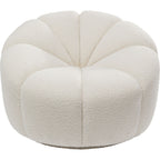 Swivel Armchair Peppo Lounge White
