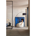 Swivel Armchair Peppo Lounge White