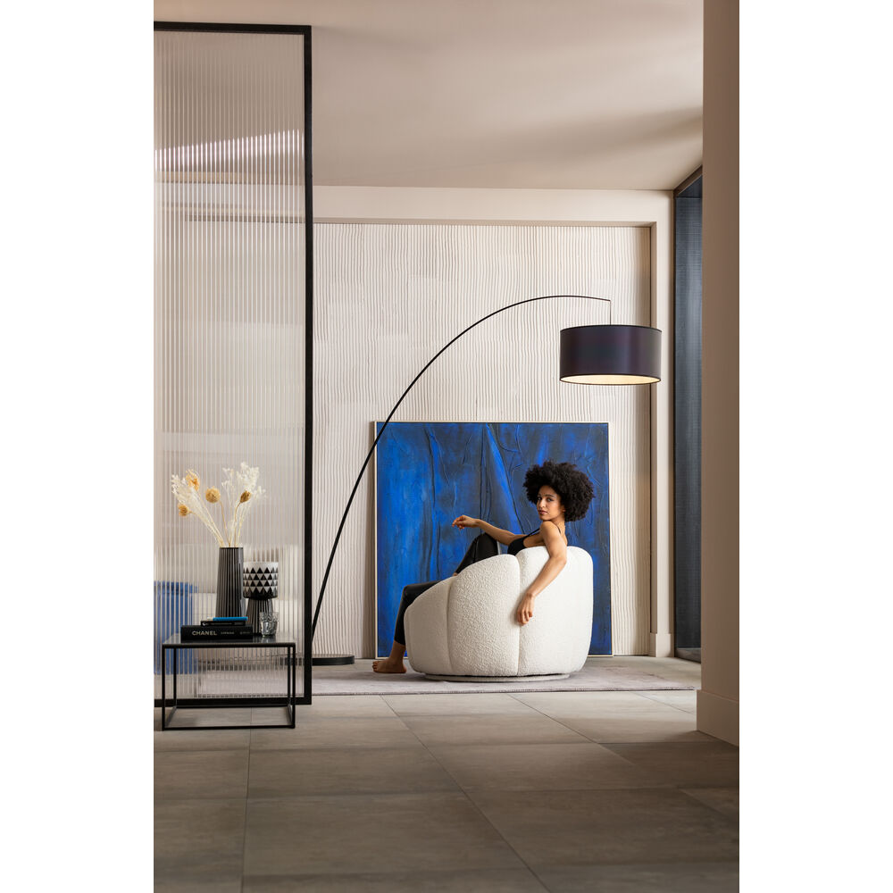 Swivel Armchair Peppo Lounge White