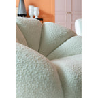 Swivel Armchair Peppo Lounge White