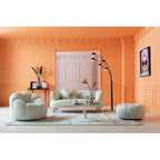 Swivel Armchair Peppo Lounge White