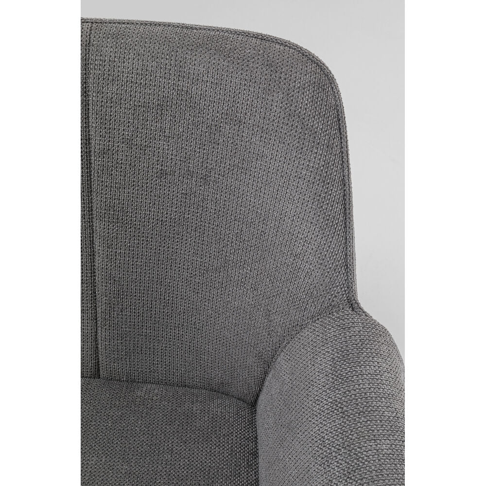 Chair with Armrest Bess Grey (2/Set)