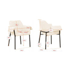 Chair with Armrest Bess Grey (2/Set)