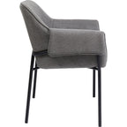 Chair with Armrest Bess Grey (2/Set)