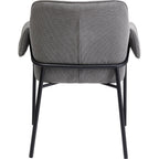 Chair with Armrest Bess Grey (2/Set)