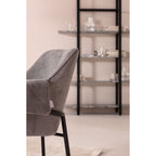 Chair with Armrest Bess Grey (2/Set)