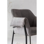 Chair with Armrest Bess Grey (2/Set)