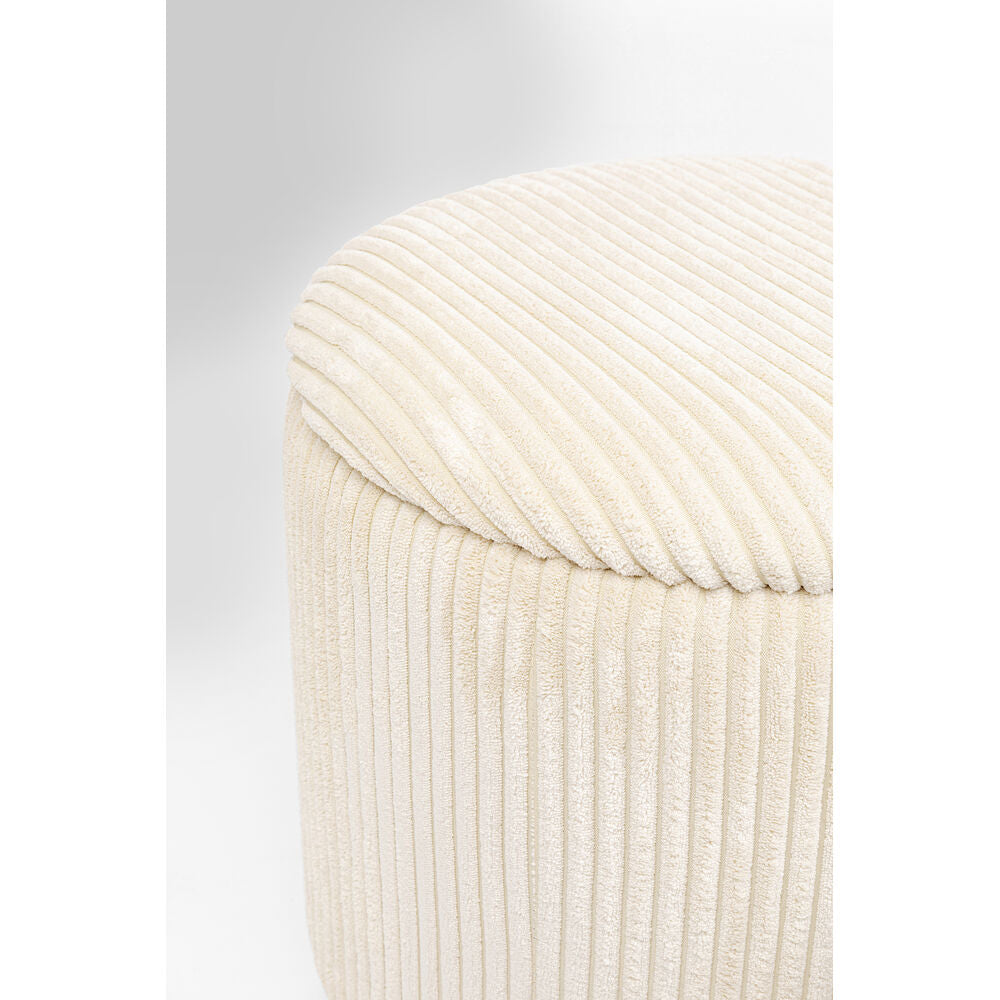 Chest stool Cherry Storage Cord Creme (2/Set)