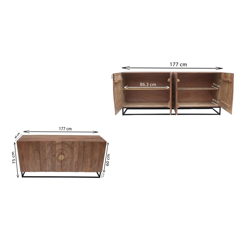 Sideboard Madeira Bright 177x75cm