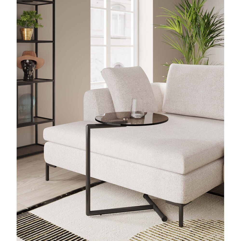 Side Table Easy Living Black Ø46cm