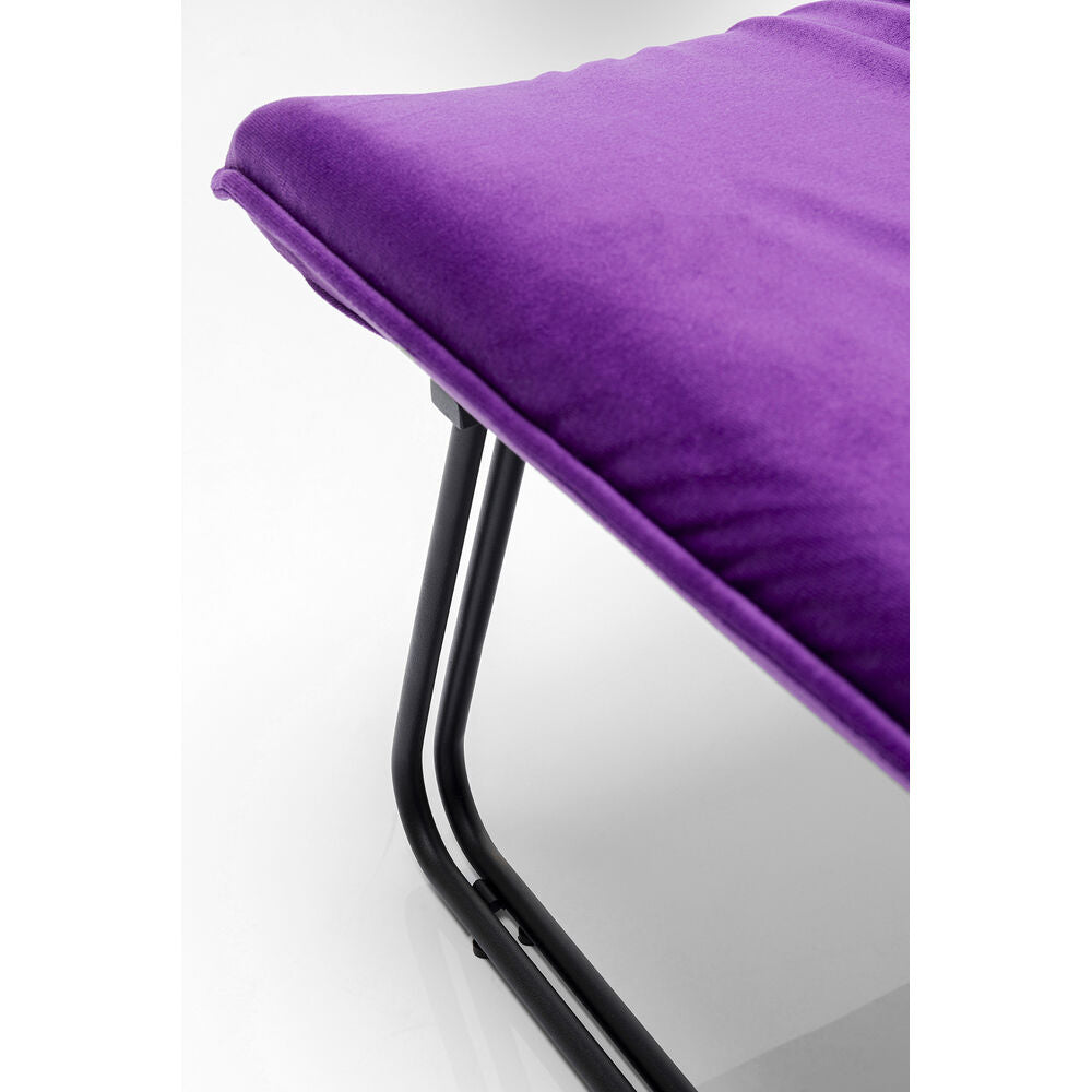 Armchair with Stool Snuggle Purple (2/