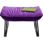 Armchair with Stool Snuggle Purple (2/