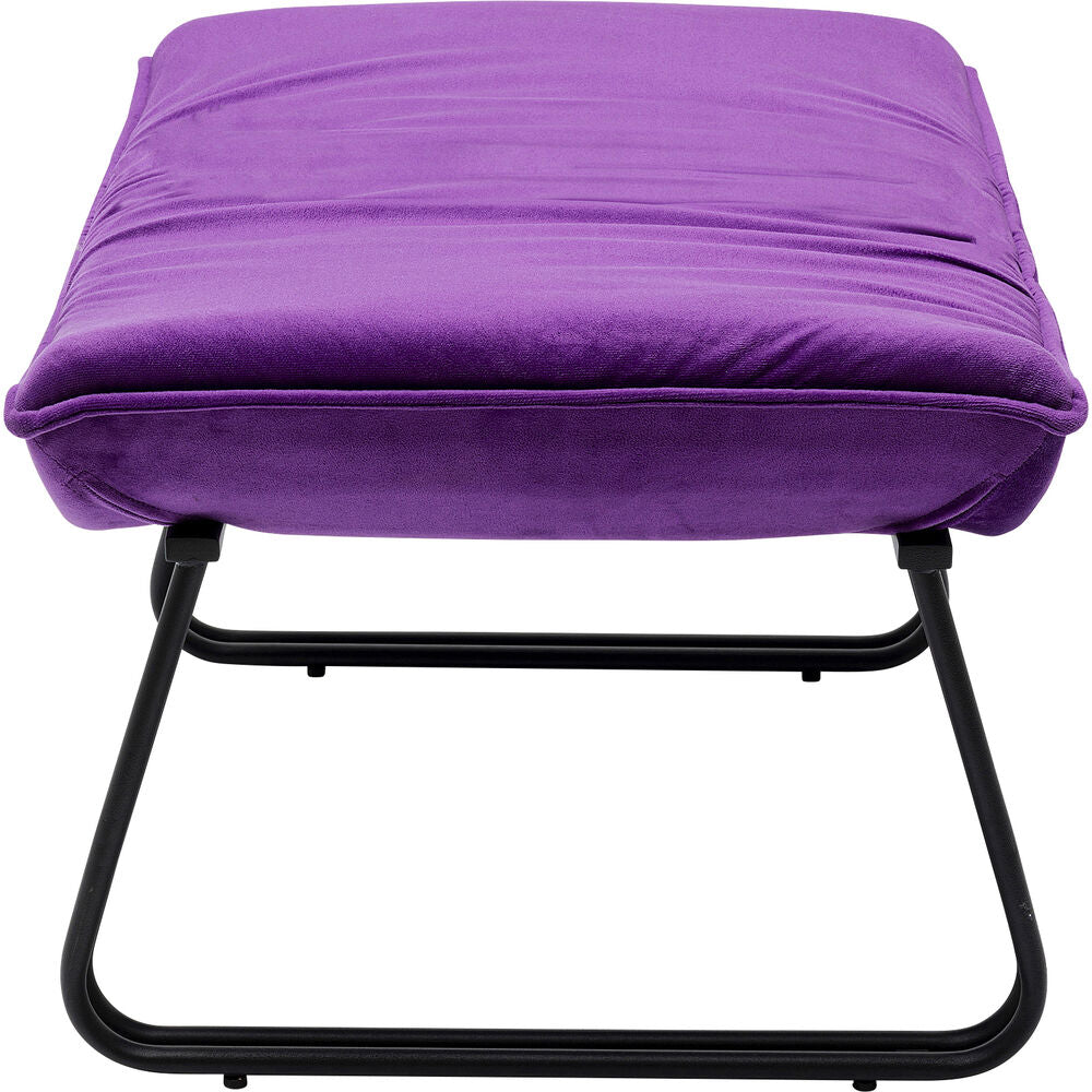 Armchair with Stool Snuggle Purple (2/