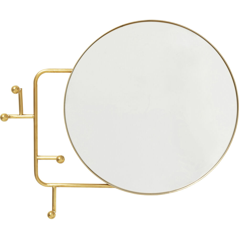 Coat Rack Tristan Mirror Ø65cm